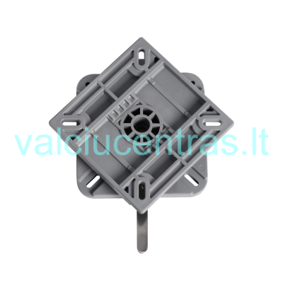 Sėdynės tvirtinimo - sukiojimo mechanizmas